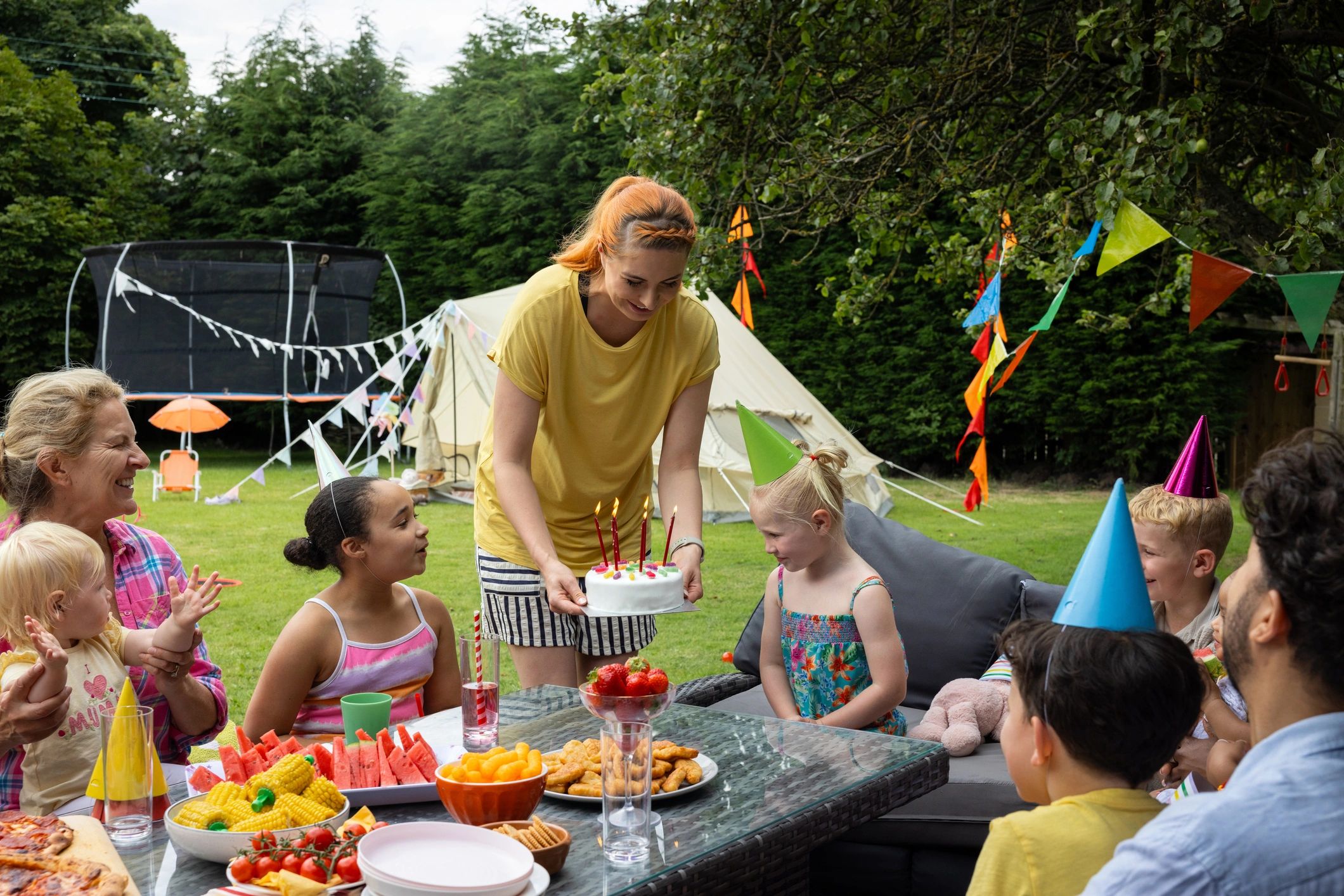 Celebration scene supporting party rental quote requests
