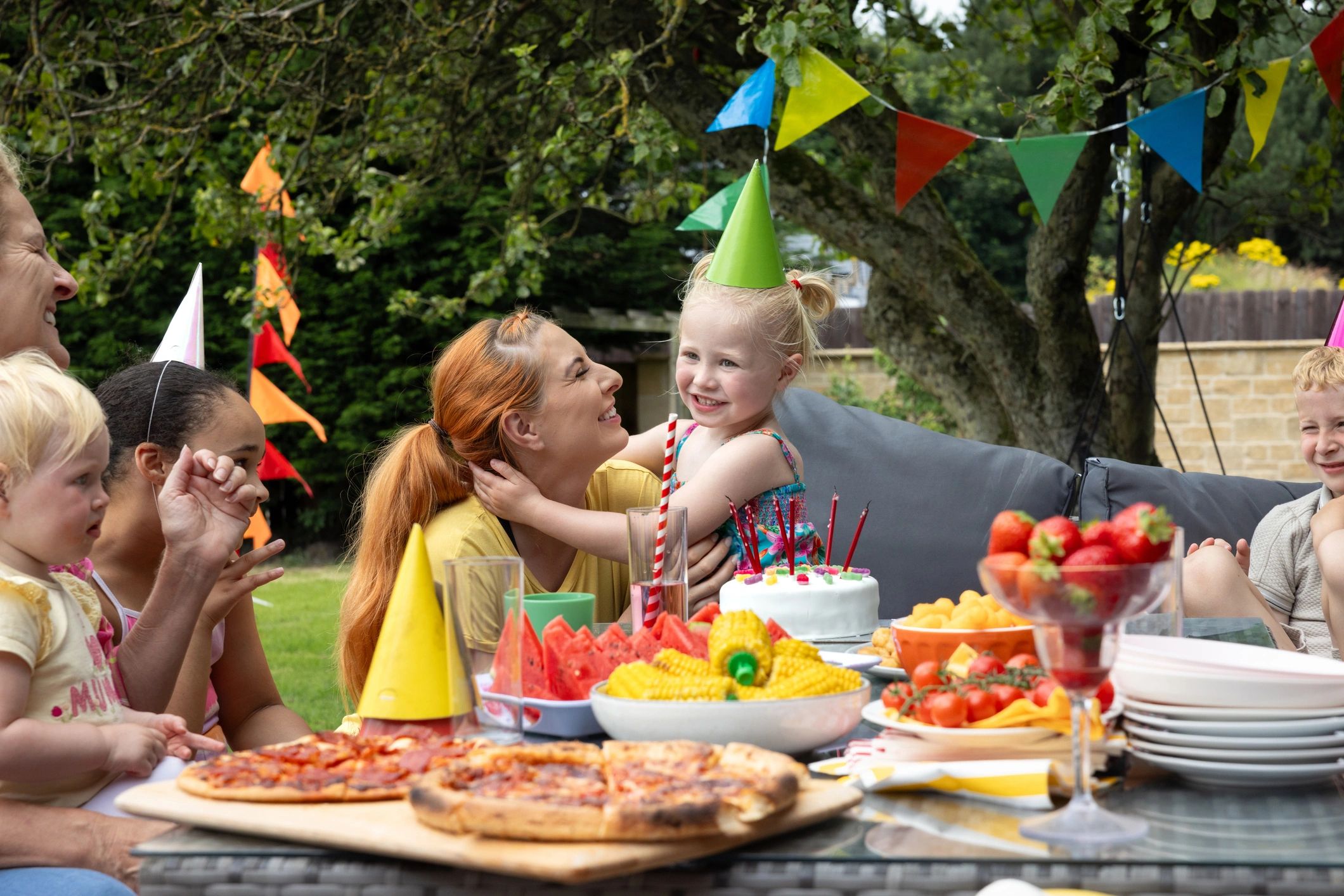Family-friendly party setup for event planning inspiration